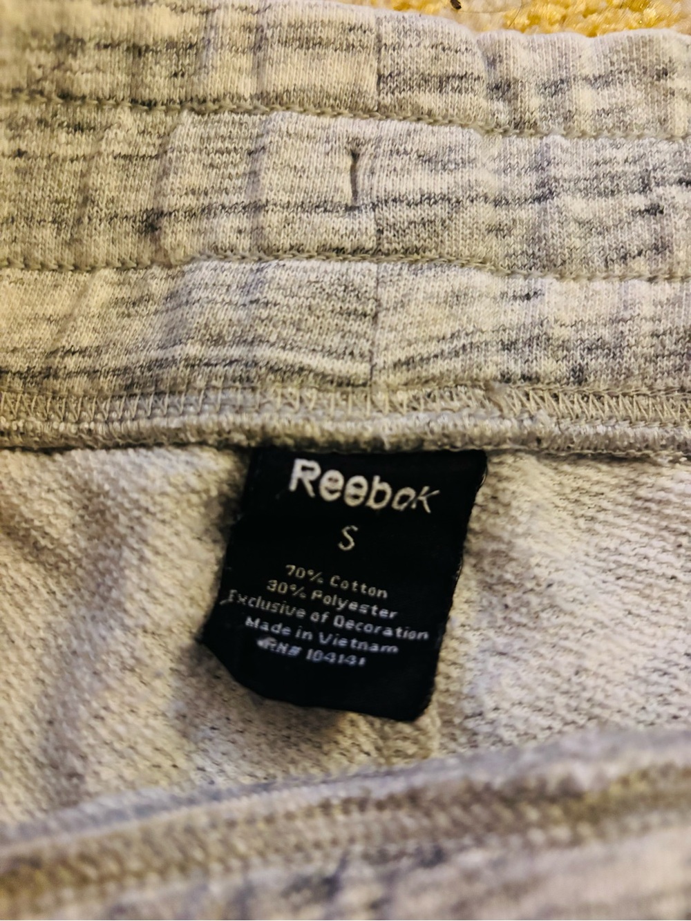 Reebok Light Heather Gray sweatpants